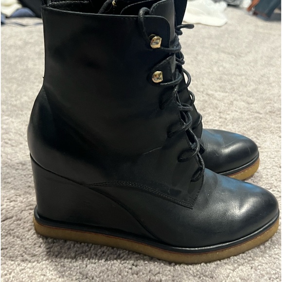 Black Boot Heels - Picture 2 of 4